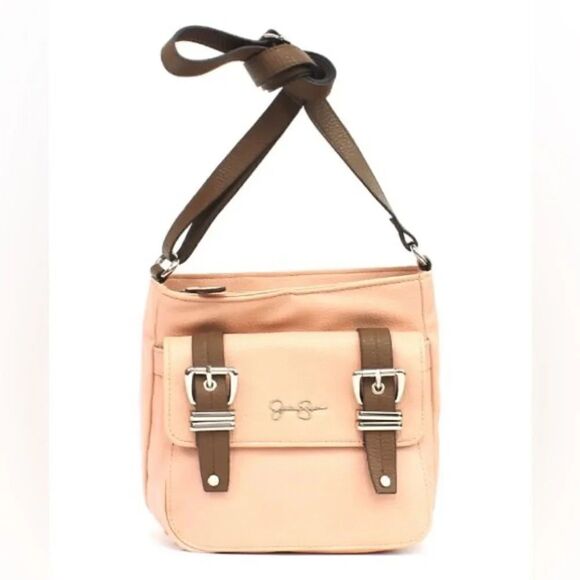 Jessica Simpson Salmon Jamie Crossbody Buckle Bag - Picture 1 of 7